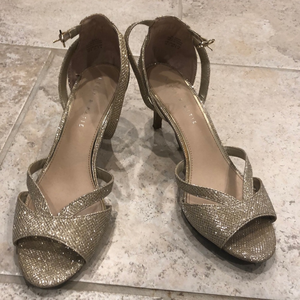Kelly & Katie Gold heels